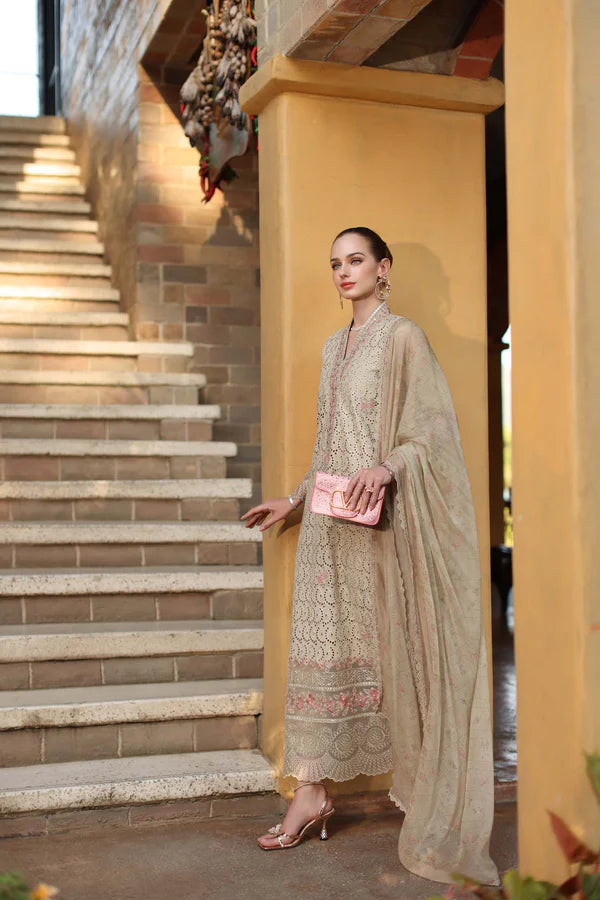 NOOR BY SAADIA ASAD LUXURY SCHIFFLI LASERKARI D5 - A