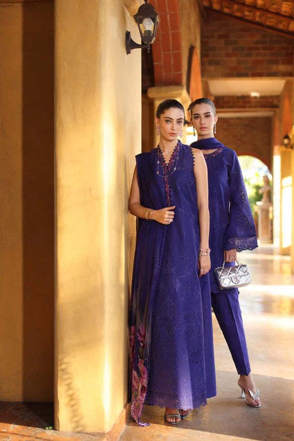 NOOR BY SAADIA ASAD LUXURY SCHIFFLI LASERKARI D2 - A