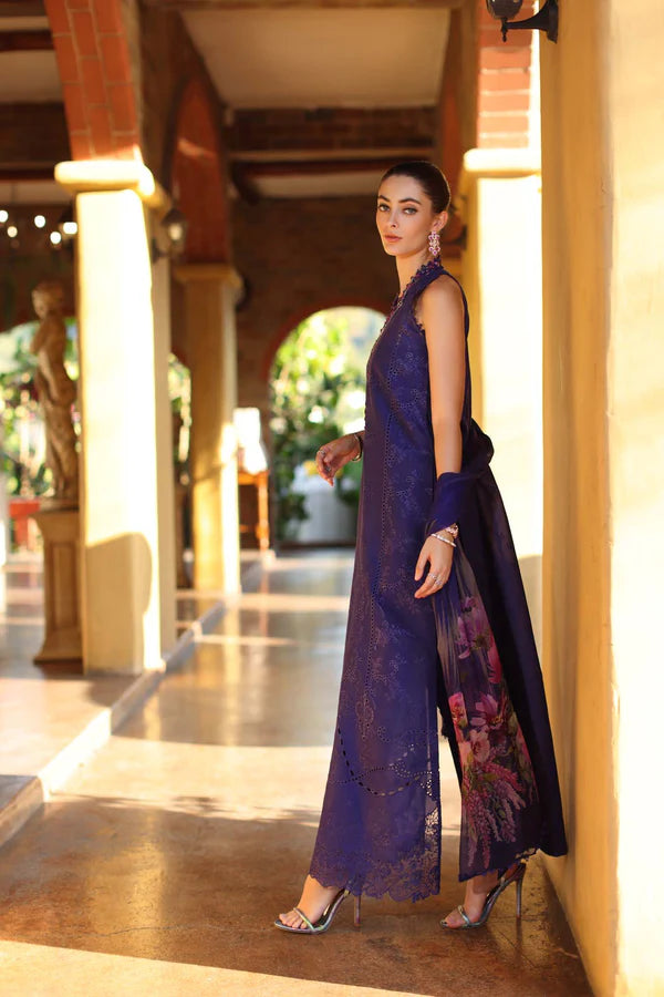 NOOR BY SAADIA ASAD LUXURY SCHIFFLI LASERKARI D2 - A