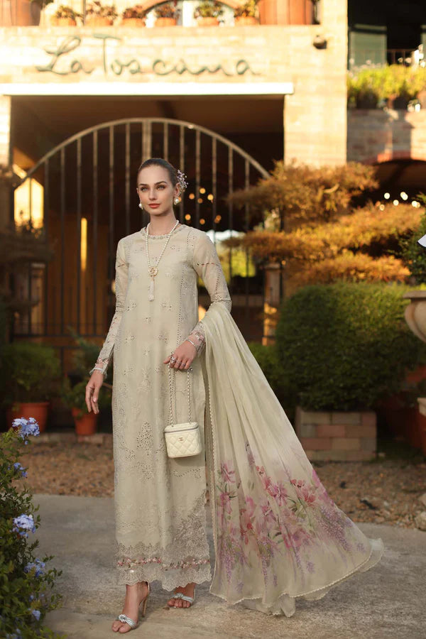 NOOR BY SAADIA ASAD LUXURY SCHIFFLI LASERKARI D2 - B