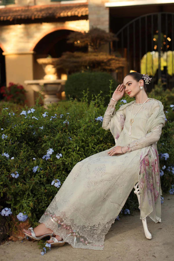 NOOR BY SAADIA ASAD LUXURY SCHIFFLI LASERKARI D2 - B