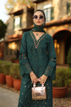 NOOR BY SAADIA ASAD LUXURY SCHIFFLI LASERKARI D6 - B