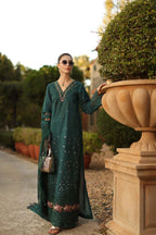 NOOR BY SAADIA ASAD LUXURY SCHIFFLI LASERKARI D6 - B