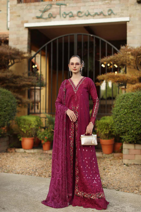 NOOR BY SAADIA ASAD LUXURY SCHIFFLI LASERKARI D6 - A