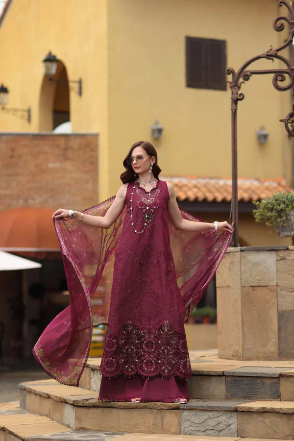 NOOR BY SAADIA ASAD LUXURY EID SCHIFFLI LASERKARI D-08