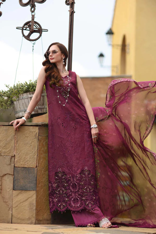 NOOR BY SAADIA ASAD LUXURY EID SCHIFFLI LASERKARI D-08