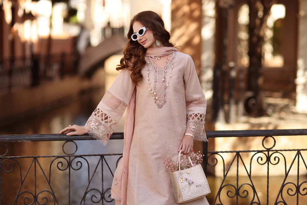 NOOR BY SAADIA ASAD D6-B-BALLET PINK