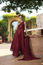 NOOR BY SAADIA ASAD LUXURY EID SCHIFFLI LASERKARI D-12