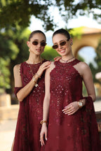 NOOR BY SAADIA ASAD LUXURY EID SCHIFFLI LASERKARI D-12