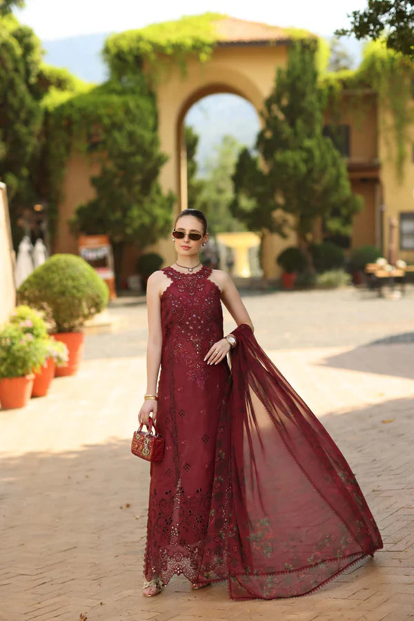 NOOR BY SAADIA ASAD LUXURY EID SCHIFFLI LASERKARI D-12
