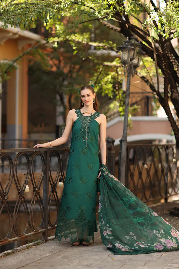 NOOR BY SAADIA ASAD D2-B-SAGE GREEN