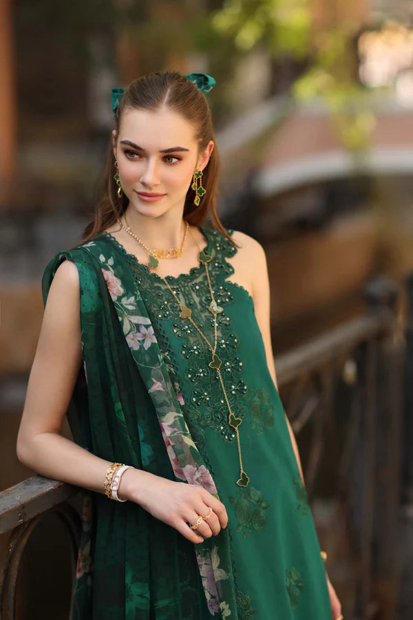 NOOR BY SAADIA ASAD D2-B-SAGE GREEN