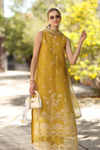 STITCHED BY CC D1-B-MANGO YELLOW NOOR 3PC