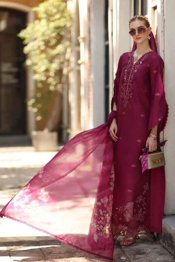 NOOR BY SAADIA ASAD D3-A-FUSHIA BLUSH