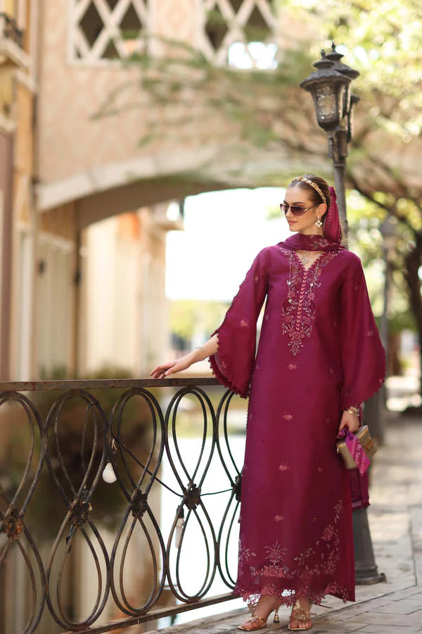 NOOR BY SAADIA ASAD D3-A-FUSHIA BLUSH