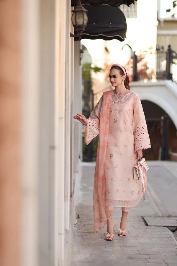 NOOR BY SAADIA ASAD D8-B-PEACH BLUSH