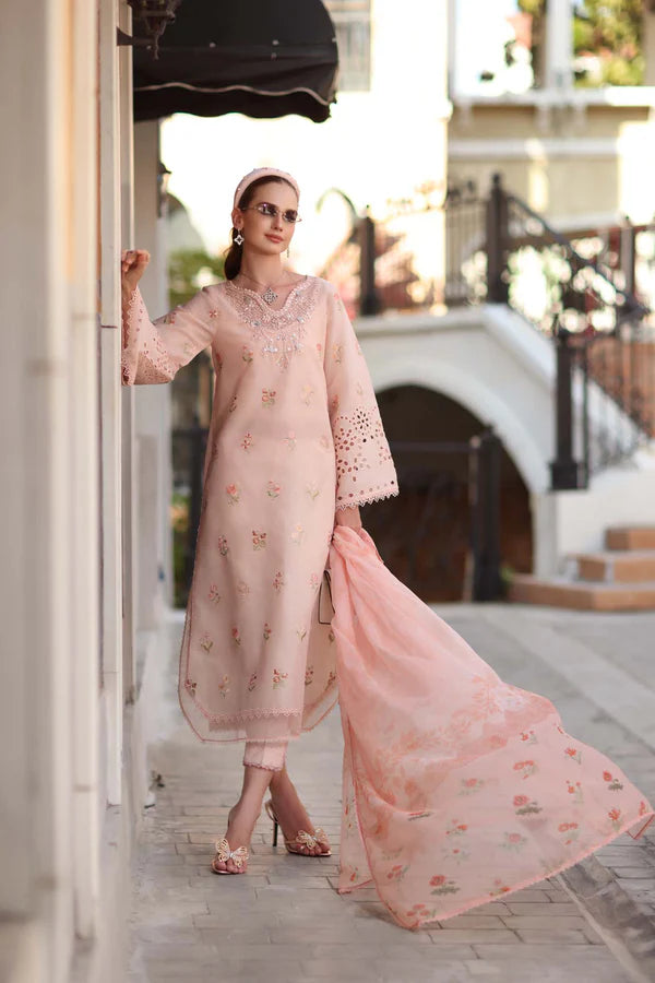 NOOR BY SAADIA ASAD D8-B-PEACH BLUSH