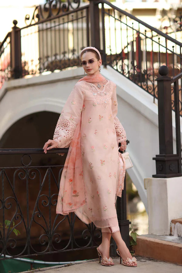 NOOR BY SAADIA ASAD D8-B-PEACH BLUSH