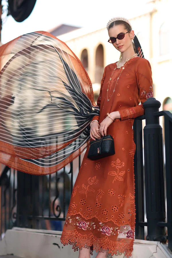 NOOR BY SAADIA ASAD D7-A-TANGERINE ROYAL