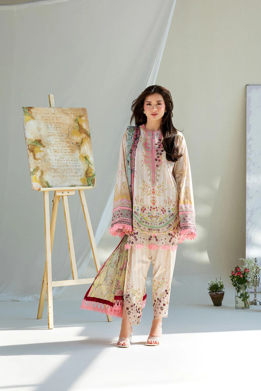 SOBIA NAZIR VITAL UNSTITCHED LAWN VT26-2A