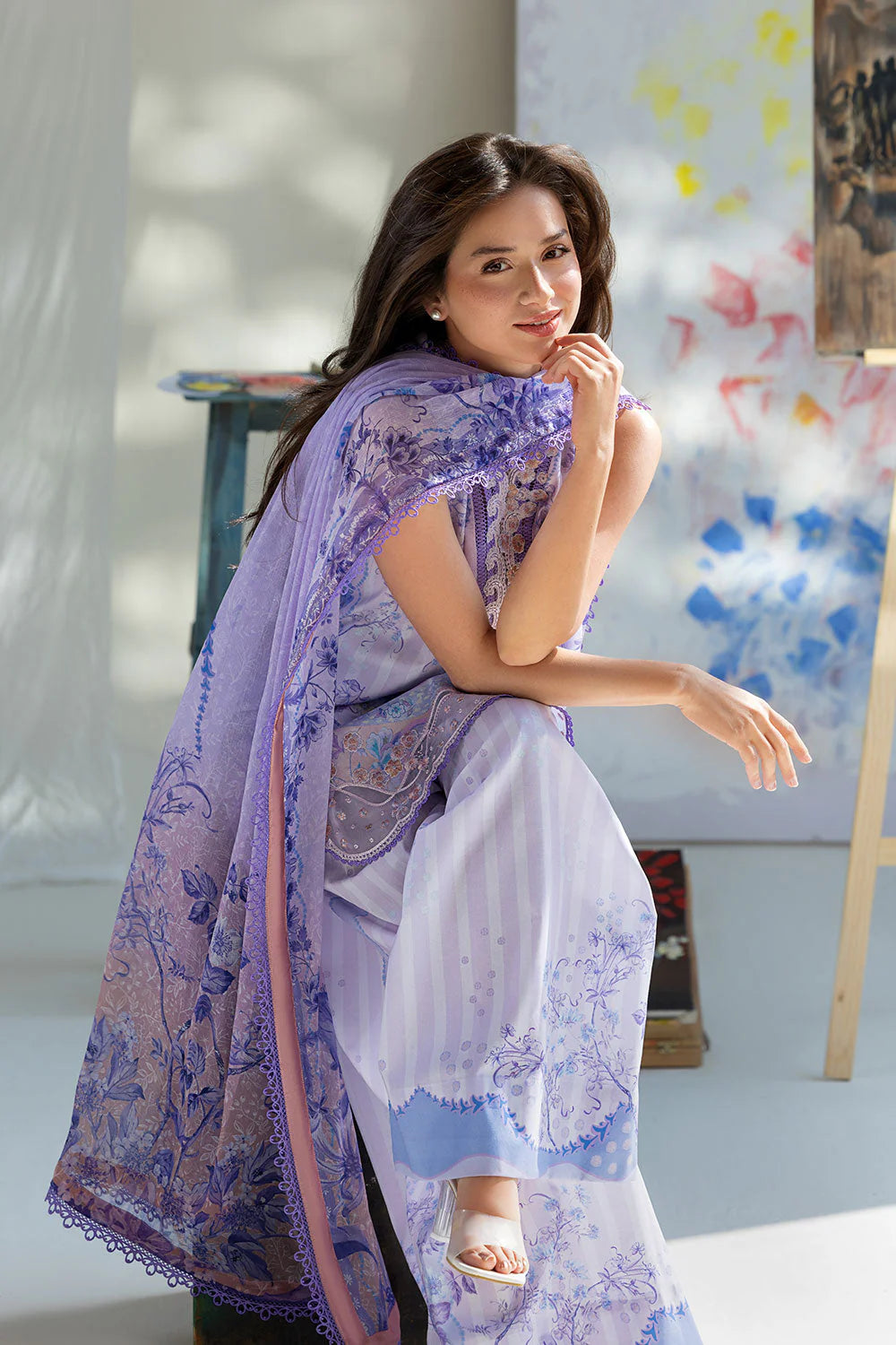 SOBIA NAZIR VITAL UNSTITCHED LAWN VT26-2B