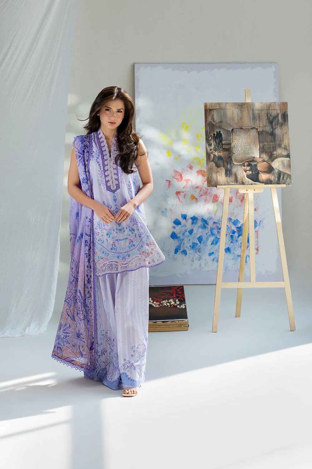 SOBIA NAZIR VITAL UNSTITCHED LAWN VT26-2B