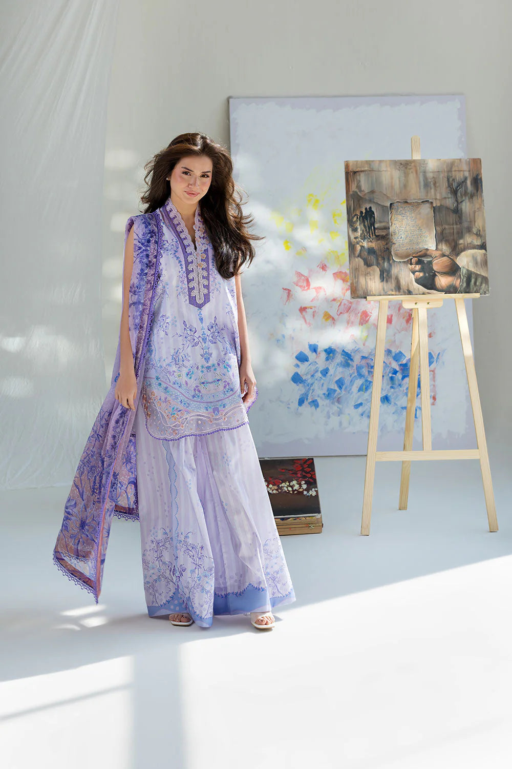 SOBIA NAZIR VITAL UNSTITCHED LAWN VT26-2B