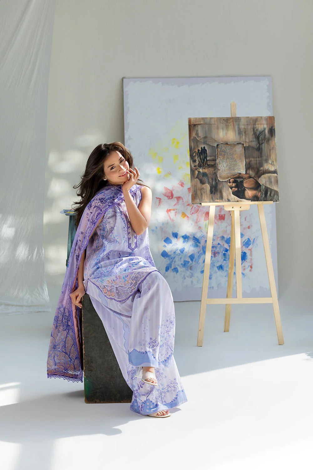 SOBIA NAZIR VITAL UNSTITCHED LAWN VT26-2B