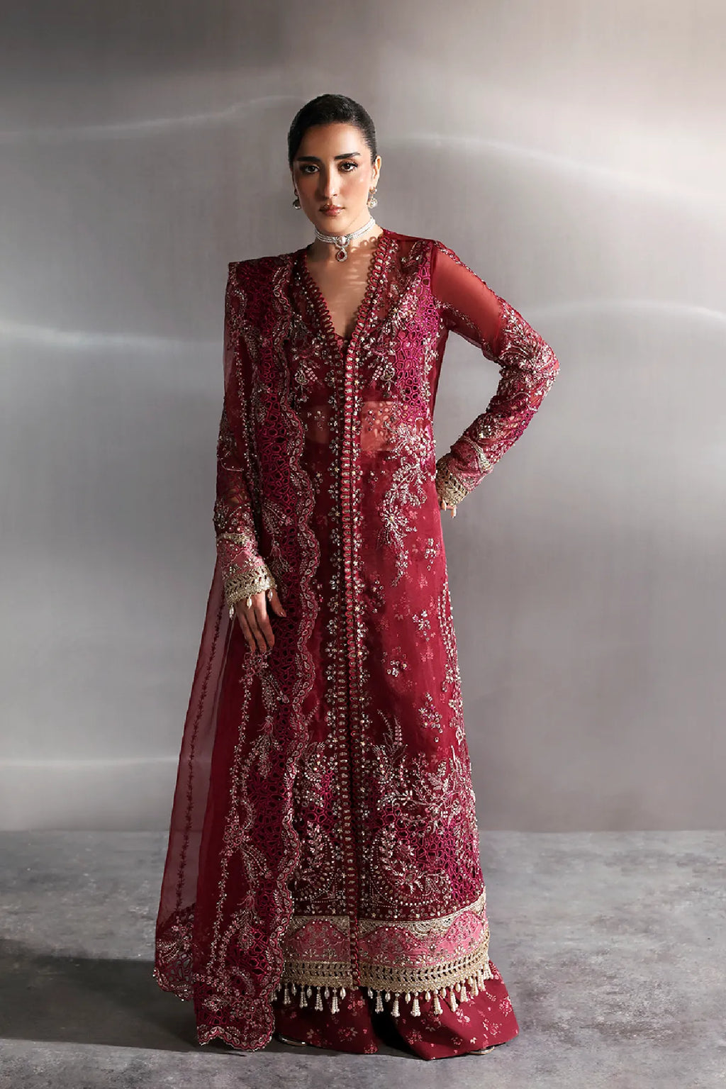 ZARPOSH SERAPHINE WEDDING GARNET