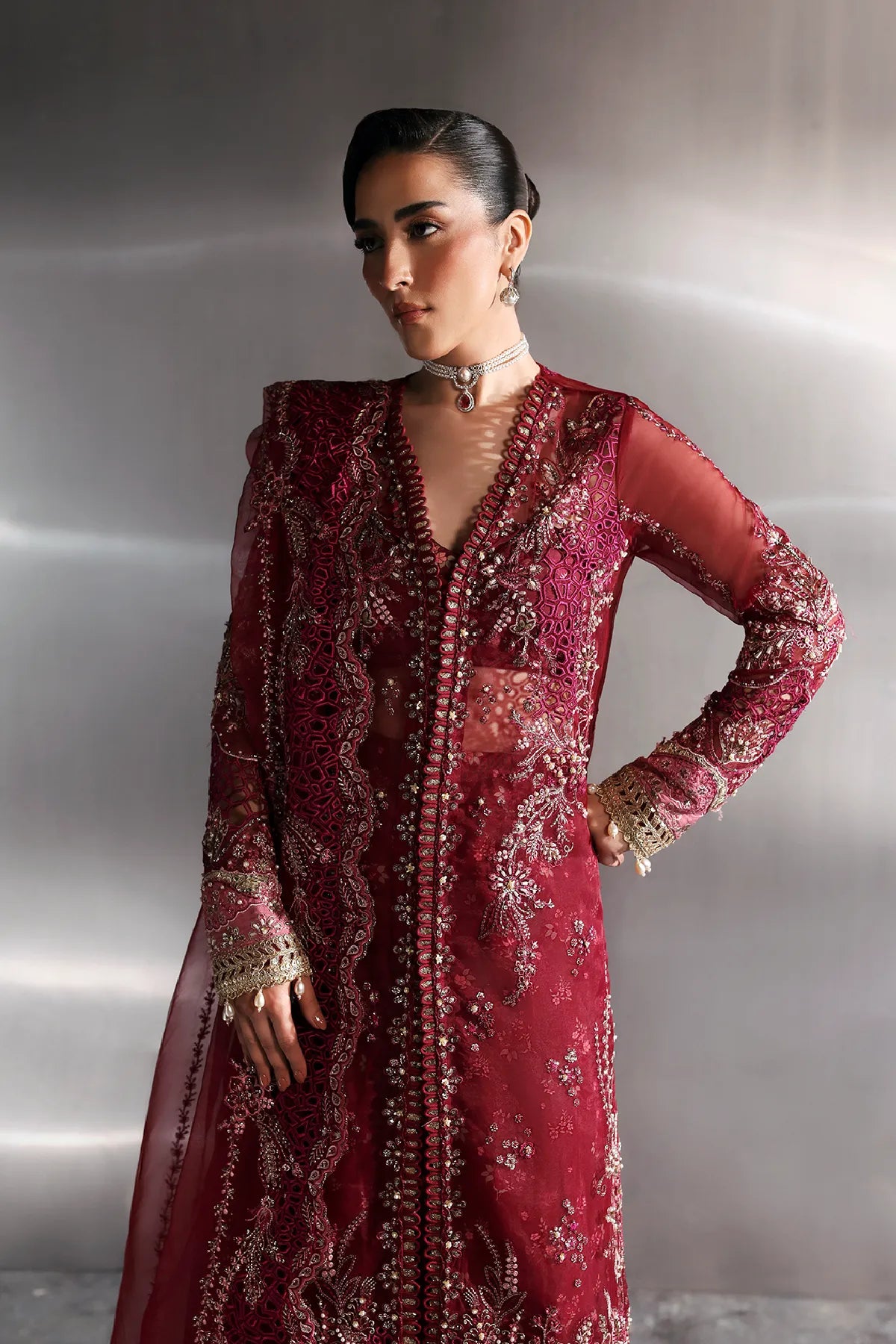 ZARPOSH SERAPHINE WEDDING GARNET