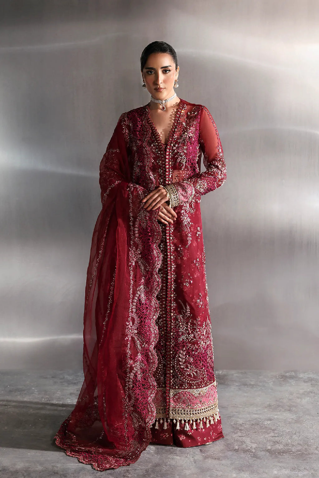 ZARPOSH SERAPHINE WEDDING GARNET