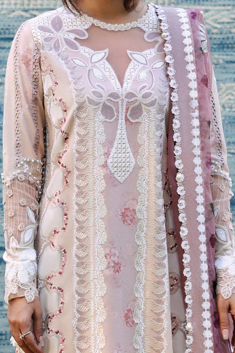 AFROZEH A-LAWN LUXURY EDIT ZEYAM