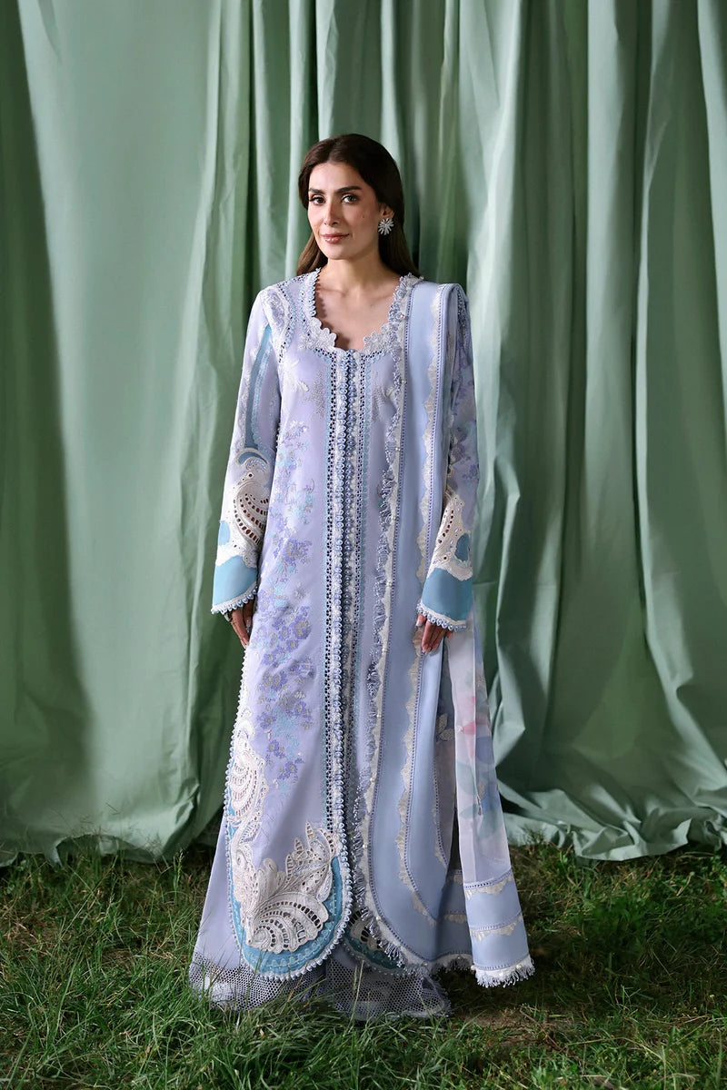 AFROZEH A-LAWN LUXURY EDIT CHLORIS