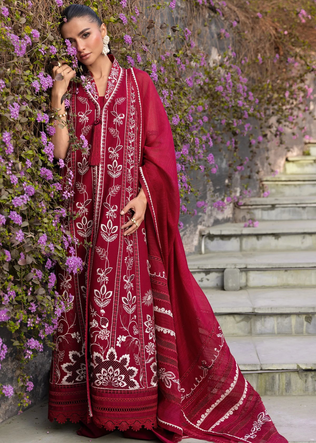 STITCHED BY CC FLOW BY CRIMSON LAWN D-5A 3PC