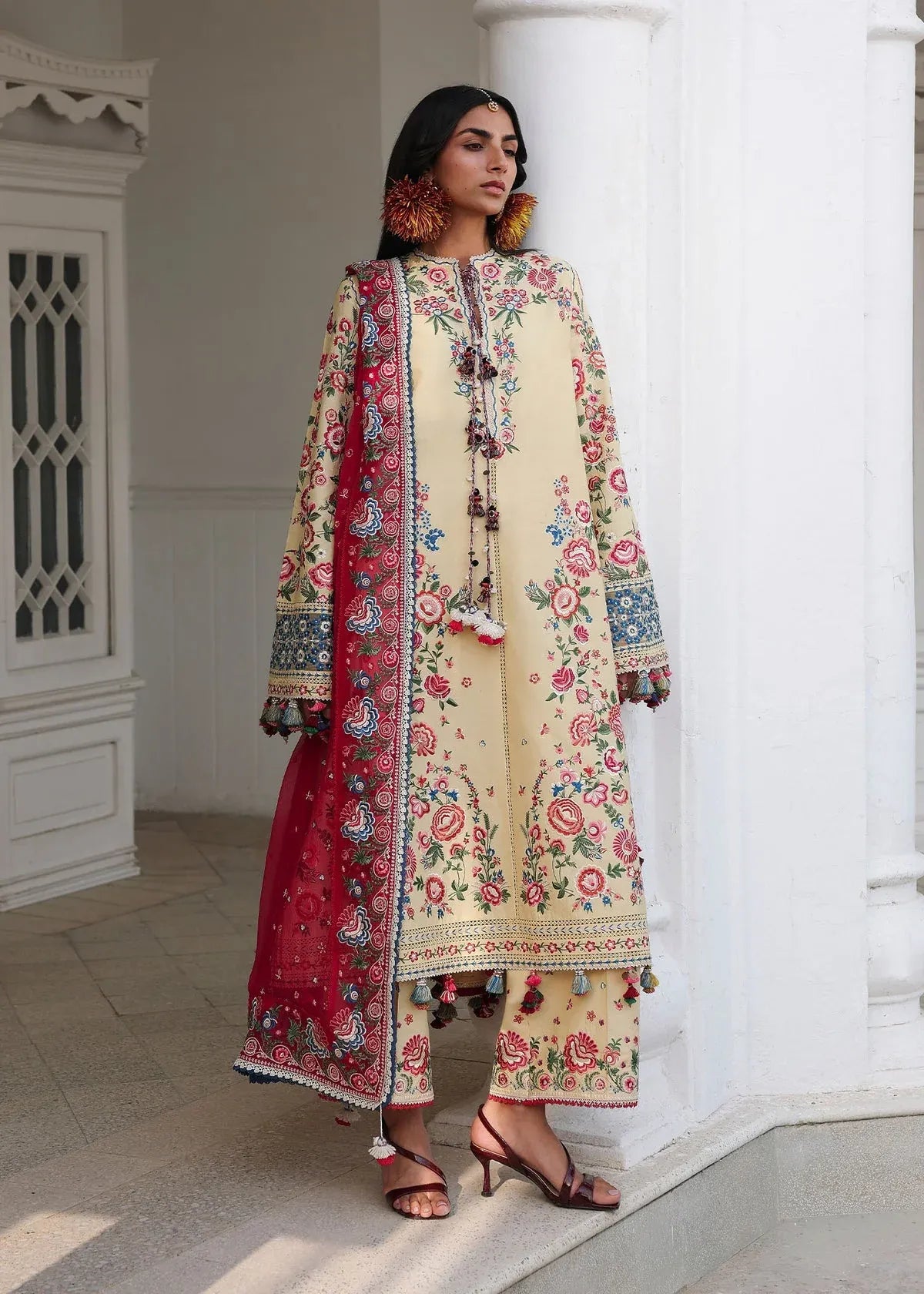 STITCHED BY CC HUSSAIN REHAR KALABAGH ZUBDAH 3PC