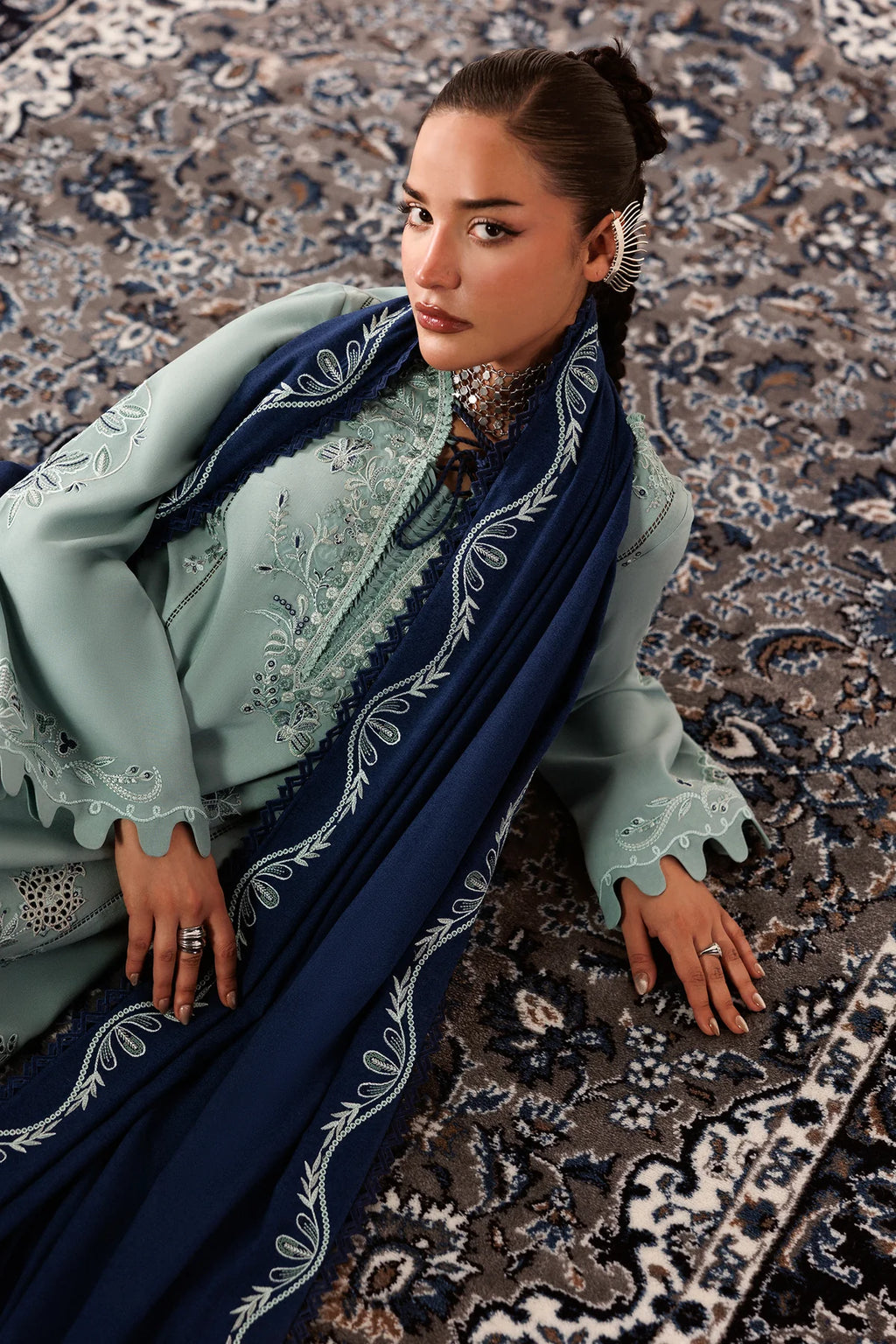 QALAMKAR QLINE LINEN TALIYA