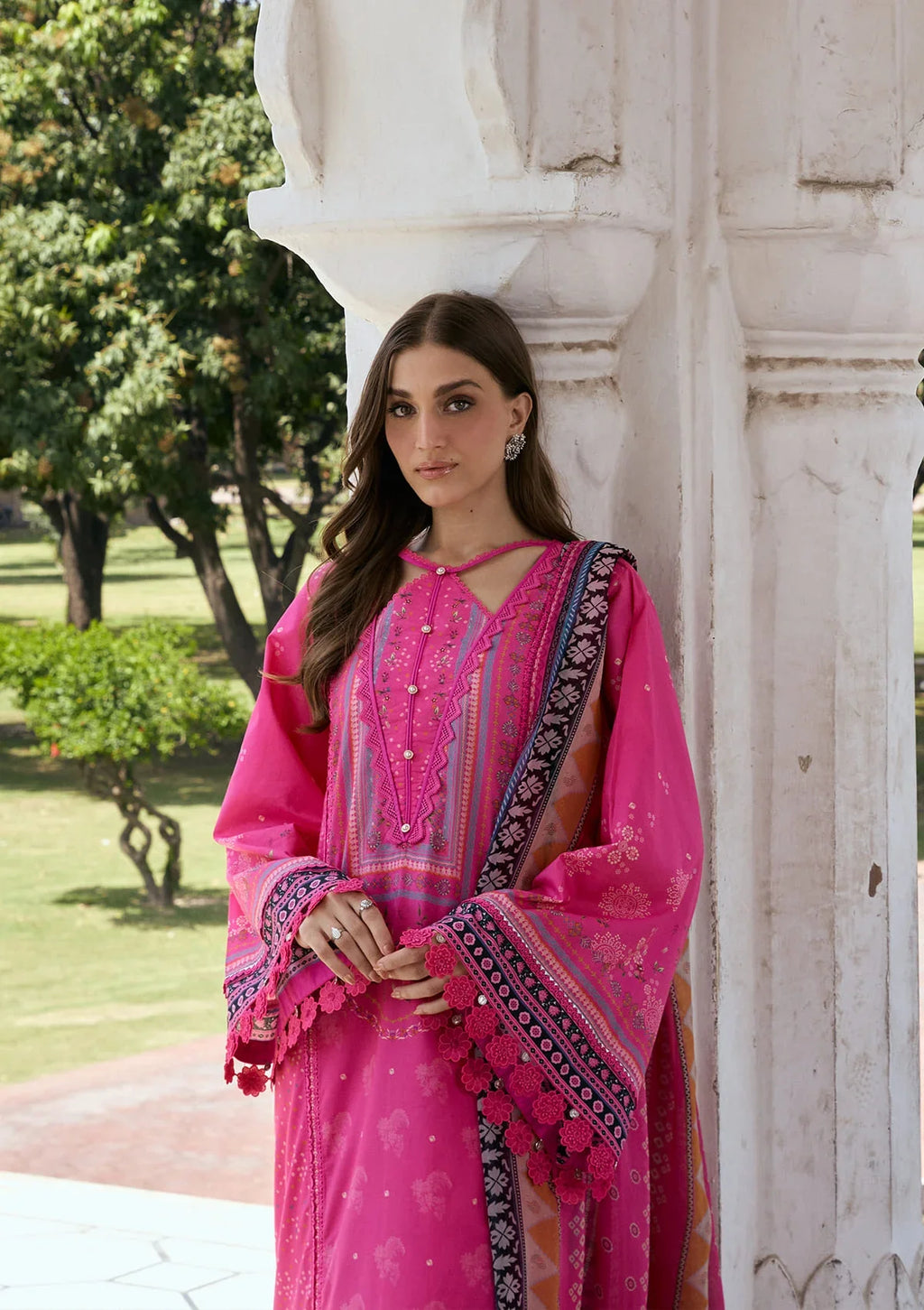 KAHF AANGAN PRINT CHIFFON KPS-4B