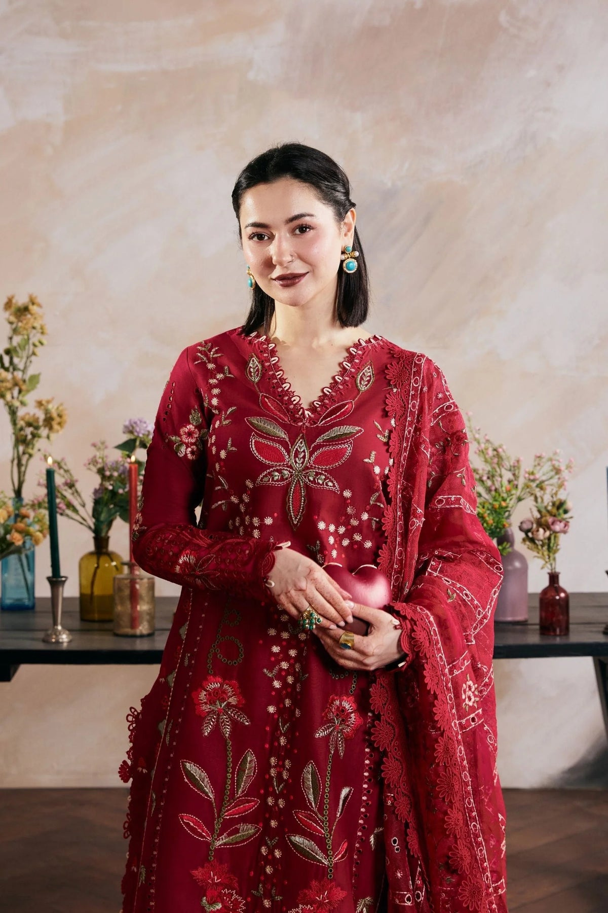 STITCHED BY CC MARYAM HUSSAIN LUXURY LAWN DANEEN 3PC