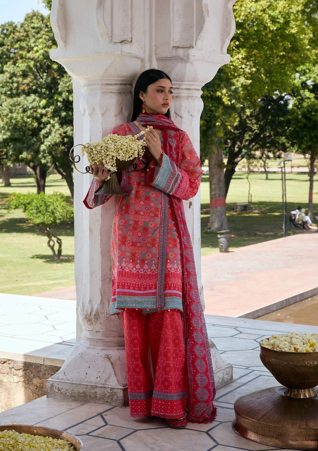 KAHF AANGAN PRINT CHIFFON KPS-3A