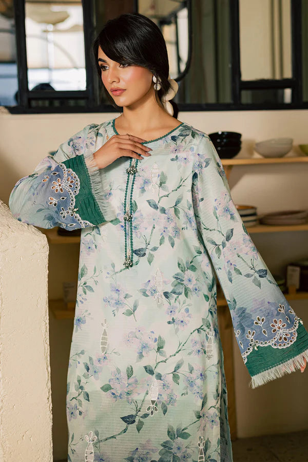 NUREH BALLERINA PRINTED CHIKANKARI NU2-197