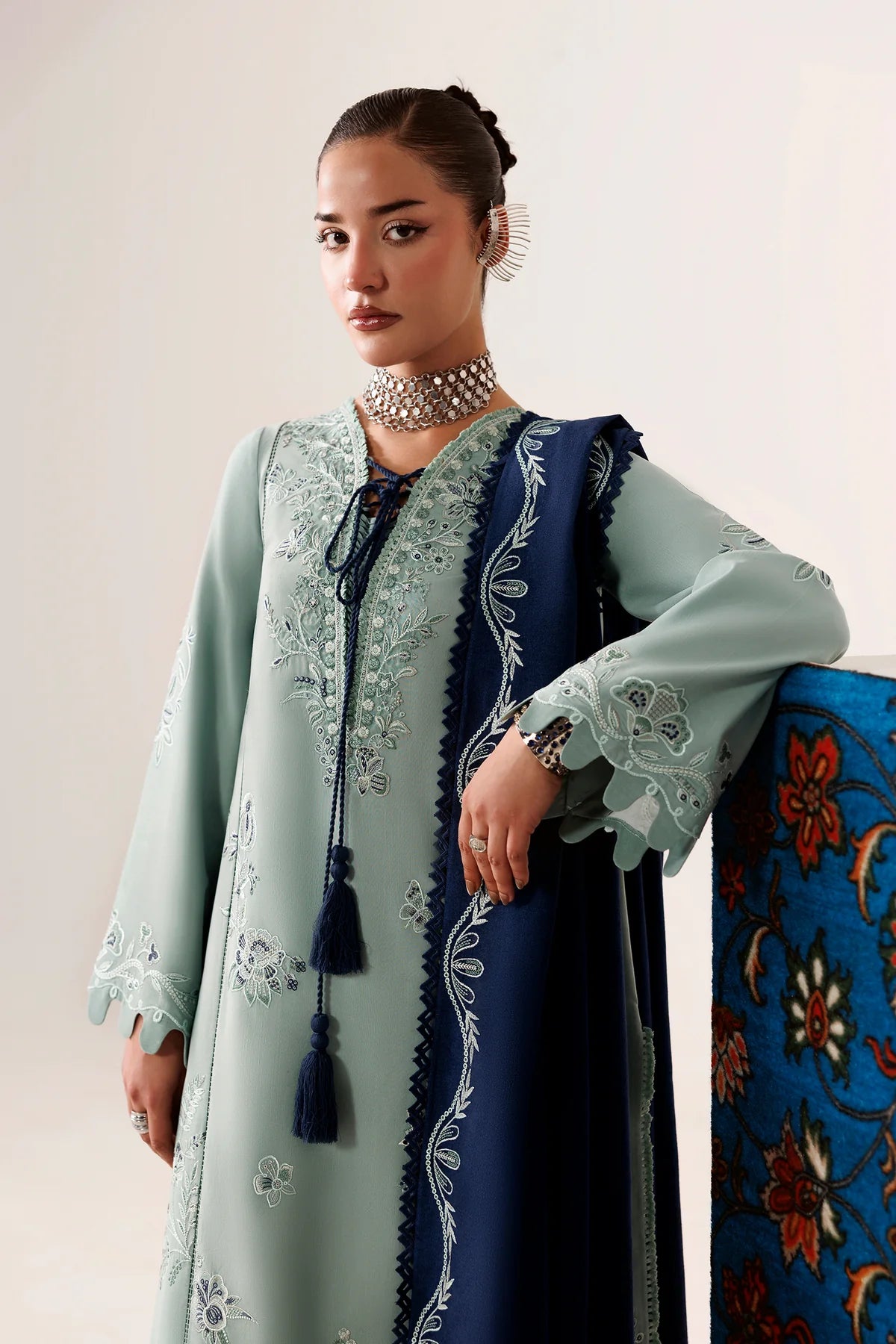 QALAMKAR QLINE LINEN TALIYA