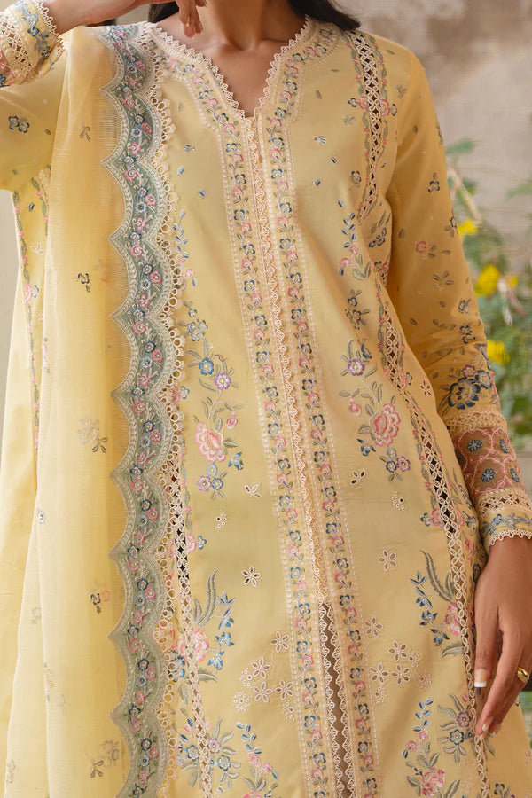 AYZEL WHISPERS  EMBROIDERED LAWN FROST