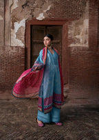 KAHF AANGAN PRINT CHIFFON KPS-7B