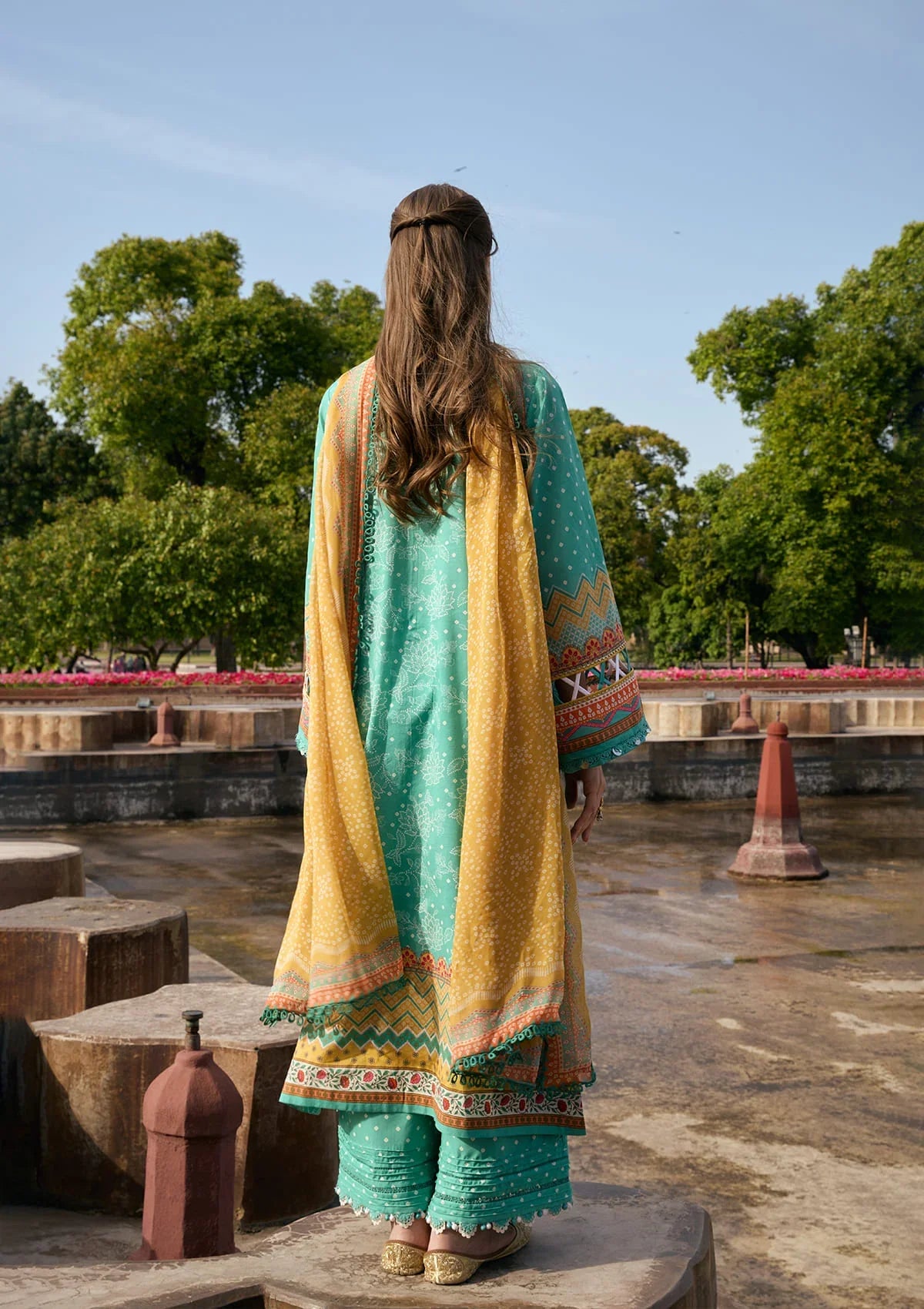 KAHF AANGAN PRINT CHIFFON KPS-7A