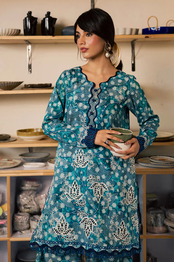 NUREH BALLERINA PRINTED CHIKANKARI NU2-196