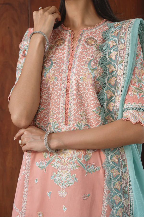 AYZEL WHISPERS  EMBROIDERED LAWN DOVE