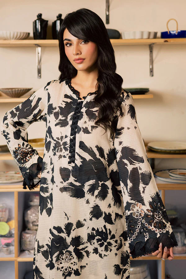 NUREH BALLERINA PRINTED CHIKANKARI NU2-199