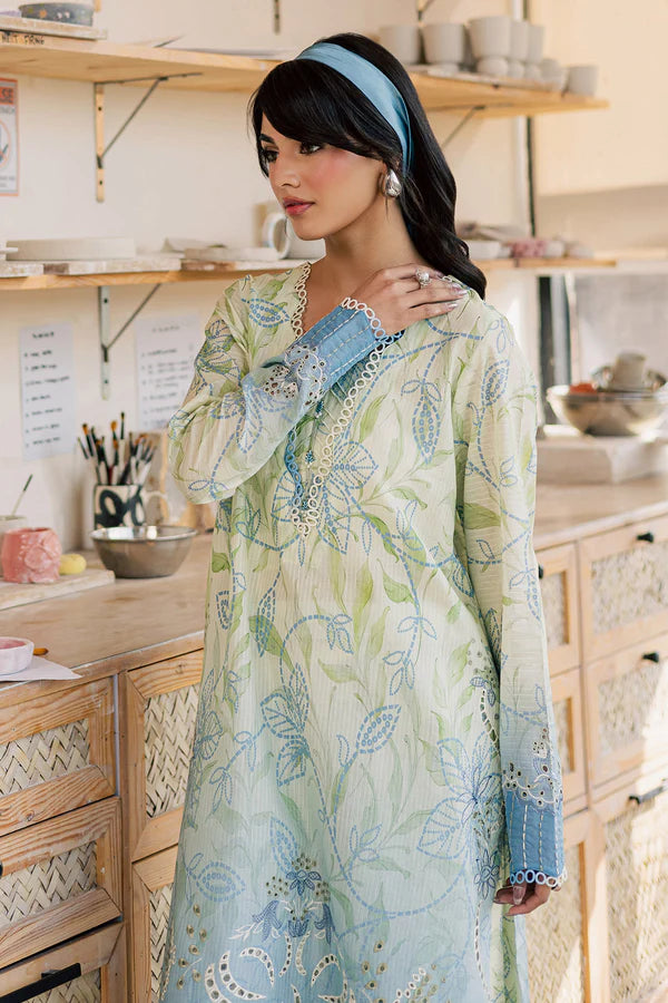 NUREH BALLERINA PRINTED CHIKANKARI NU2-195