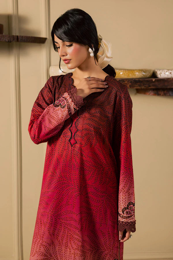 NUREH BALLERINA PRINTED CHIKANKARI NU2-198