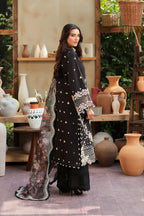 MARYAM HUSSAIN FLORAL TALE NOIR